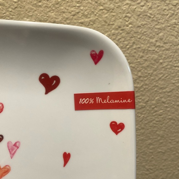 Valentine’s Day Gnome Platter, Large Valentine Gnomes & Heart Melamine Platter - Picture 6 of 10